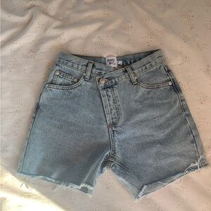 Light Blue Denim Shorts
